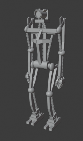 Robot 3D मॉडल .c4d .max .obj .3ds .fbx .stl .blend 
