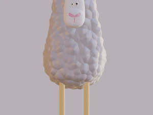 Cartoon lamb 3D Model