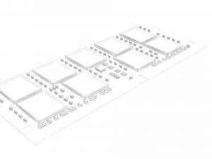 Koleksi Bagian Komputer Model 3D