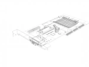 Koleksi Bagian Komputer Model 3D