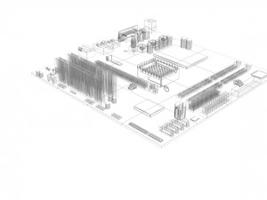Computer Parts Collection 3D मॉडल
