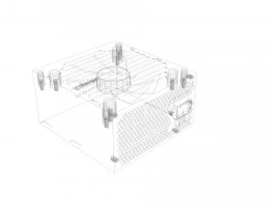 Koleksi Bagian Komputer Model 3D