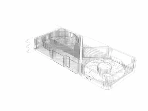 Koleksi Bagian Komputer Model 3D