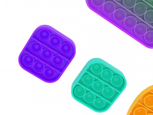 Pop It Fidget Toys Set Model 3D