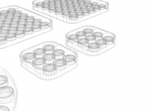 Pop It Fidget Toys Set Model 3D