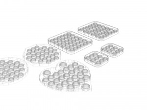 Pop It Fidget Toys Set Model 3D