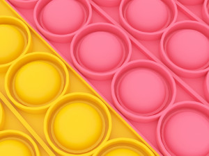 Pop It Fidget Toys Set Modello 3D