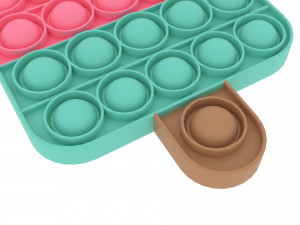 Pop It Fidget Toys Set Modello 3D