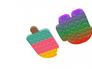 Pop It Fidget Toys Set Modello 3D