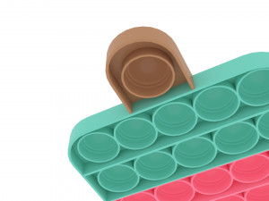 Pop It Fidget Toys Set Modello 3D