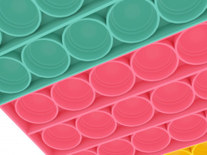 Pop It Fidget Toys Set Modello 3D