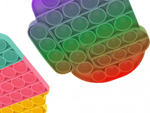 Pop It Fidget Toys Set Modello 3D