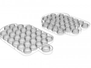 Pop It Fidget Toys Set Modello 3D
