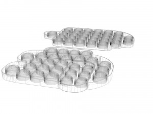Pop It Fidget Toys Set Modello 3D