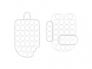 Pop It Fidget Toys Set Modello 3D
