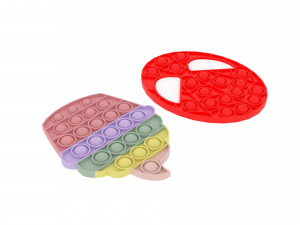 Pop It Fidget Toys Set 3D 모델