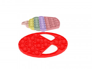 Pop It Fidget Toys Set 3D 모델