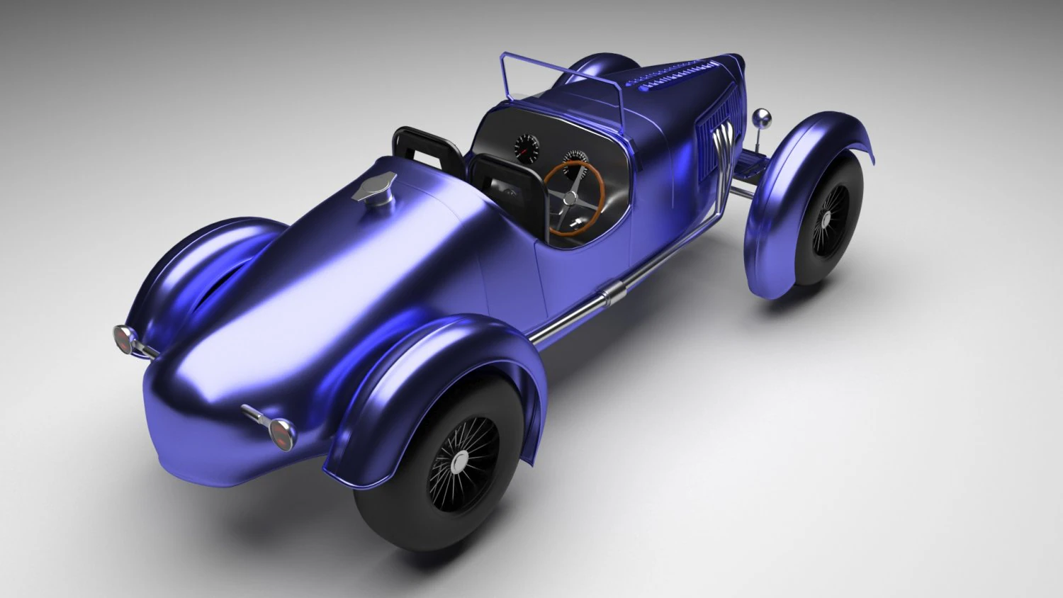 Old Car 3D Model .c4d .max .obj .3ds .fbx .stl .blend 