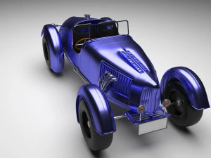Old Car 3D Model