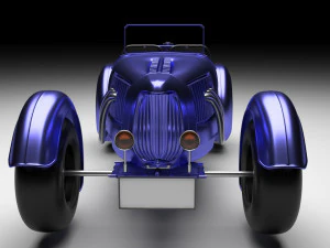 Old Car 3D Model