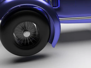 Old Car 3D Model