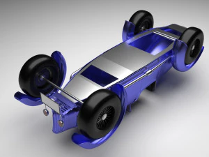 Old Car 3D Model