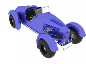 Old Car Modèle 3D