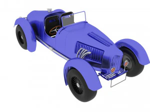 Old Car 3D Model