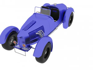 Old Car 3D Model