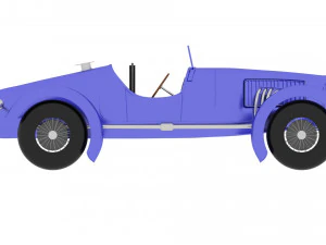 Old Car 3D Model
