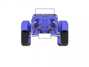 Old Car 3D Model