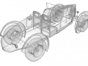 Old Car 3D Model