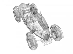 Old Car 3D Model