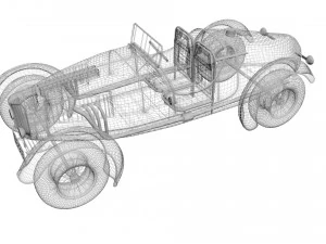 Old Car 3D Model