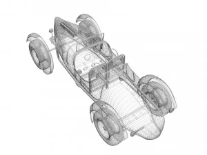 Old Car 3D Model