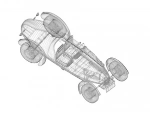 Old Car 3D Model