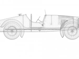 Old Car 3D Model