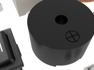 Electronic Components Set 3D-Modell