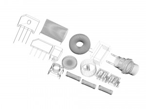 Electronic Components Set 3D-Modell