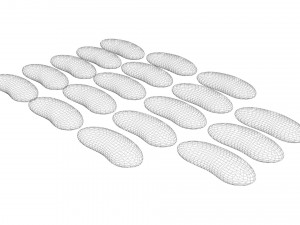 Kidney Beans Set 3D 모델