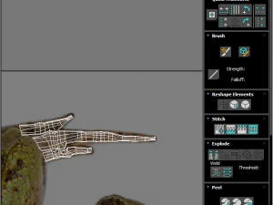 Katak Hijau Model 3D