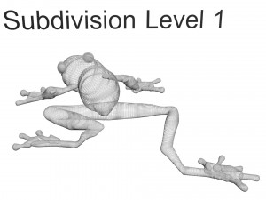Green Tree Red Eyed Frog Modelo 3D
