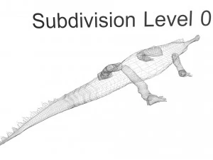 Crocodile 3D Model
