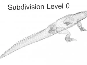 Crocodile 3D Model