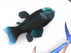 Fische-Set 3D Modell