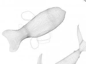 Fische-Set 3D Modell
