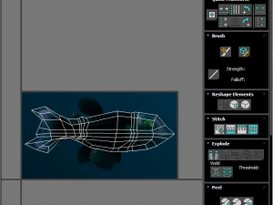 Fische-Set 3D Modell