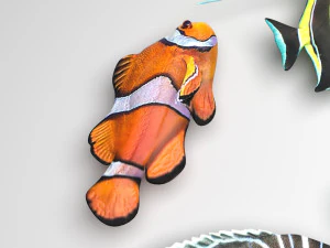 मछलियों का सेट 3D मॉडल