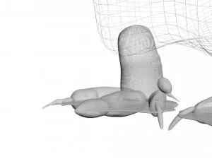 Penguin With Baby Penguin 3D Model