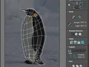 Penguin With Baby Penguin Modèle 3D